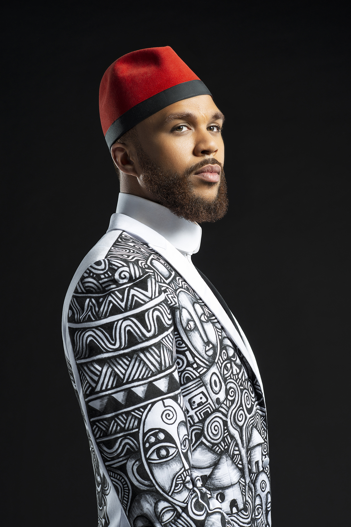 Jidenna  photographed by Aviva Klein for Epic Records 2022